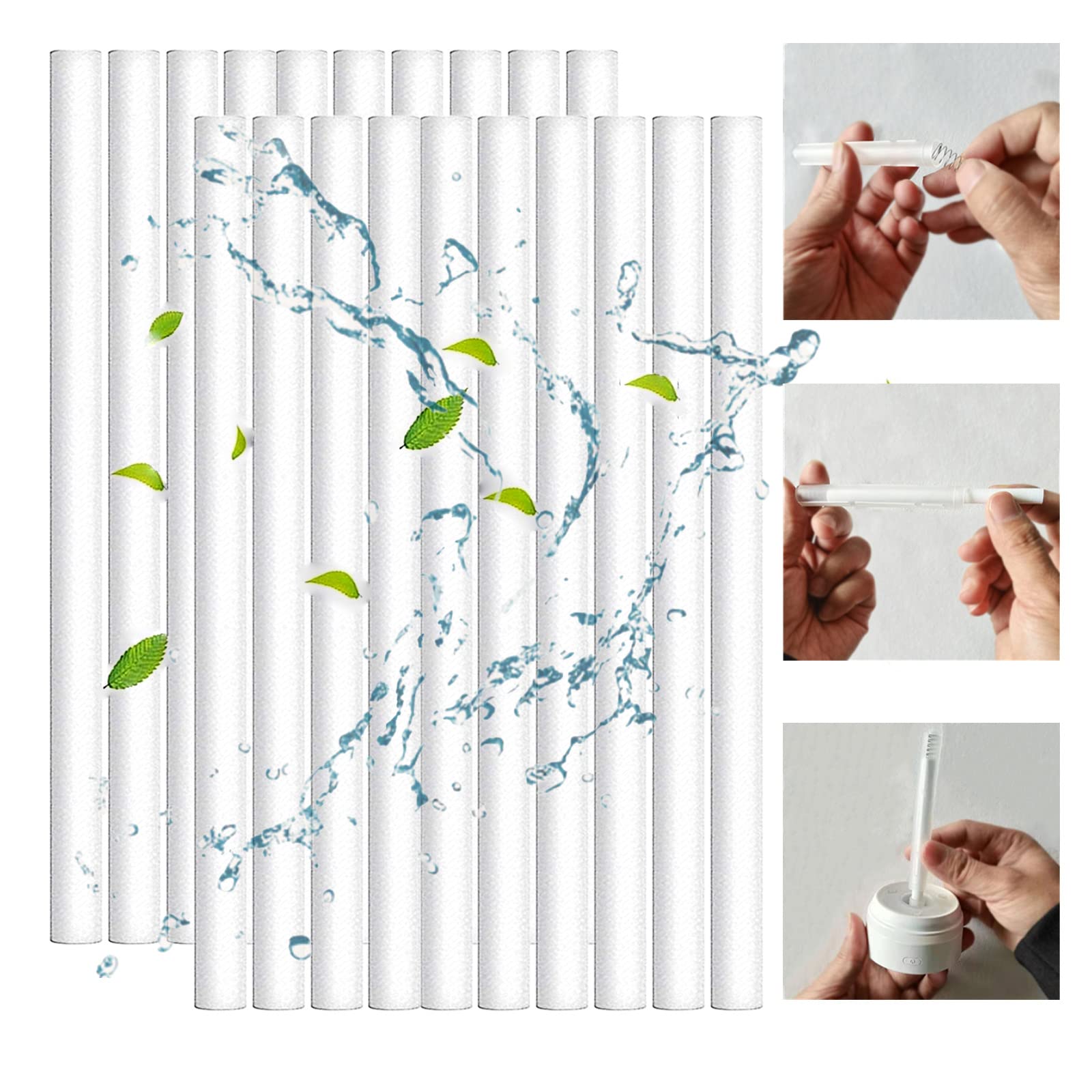 Supvox Cotton Swabs for Humidifiers, 15pcs Humidifier Cotton Stick Water Absorbent Cotton Bar, Universal 3.93'' Cotton Stick for Most Humidifiers Supvox Cotton Swabs for Humidifiers, 15pcs Humidifier Cotton Stick Water Absorbent Cotton Bar, Universal 3.93'' Cotton Stick for Most Humidifiers